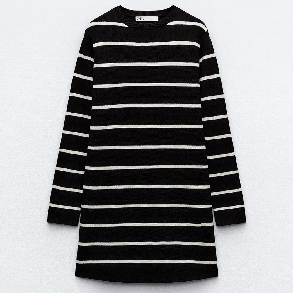 Zara Striped Knit Dress